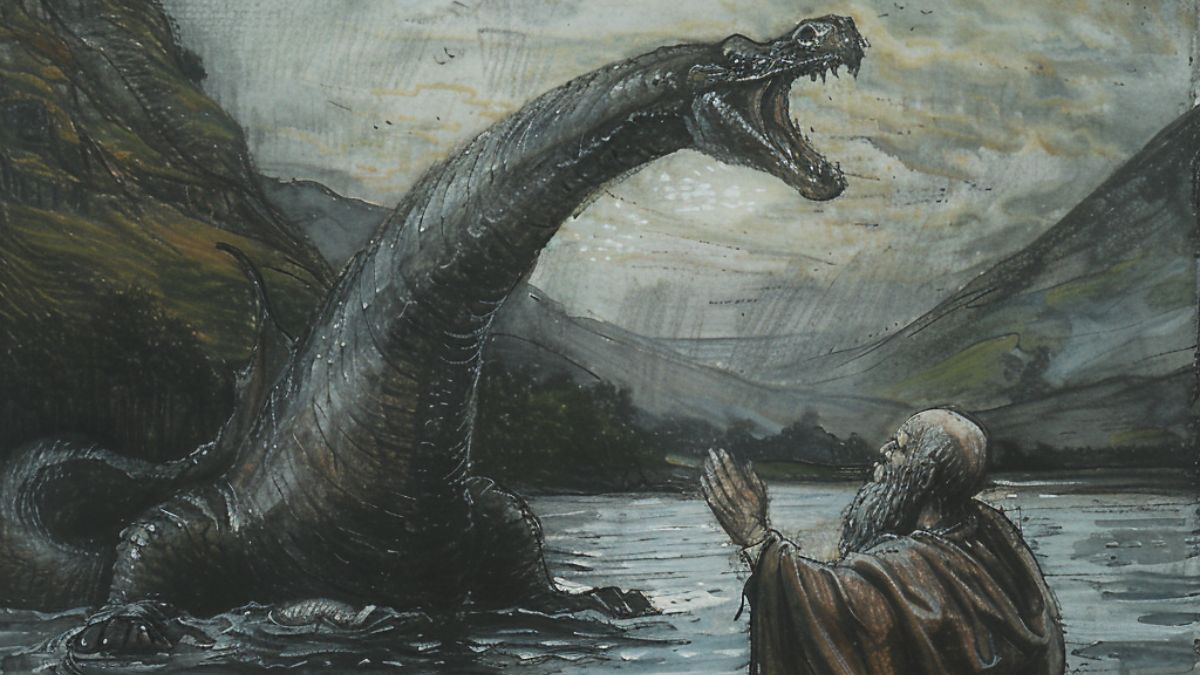 At the Voice of the Saint, the Monster Was Terrified and Fled