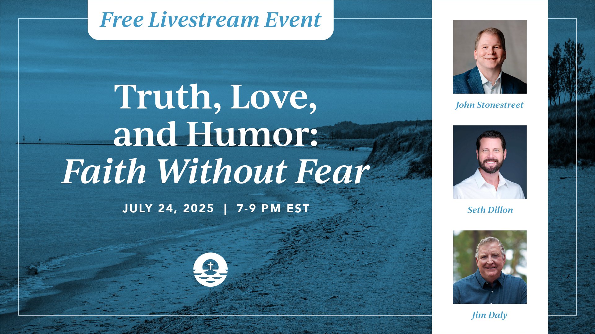 Free Livestream Event: Truth, Love and Humor—Faith Without Fear